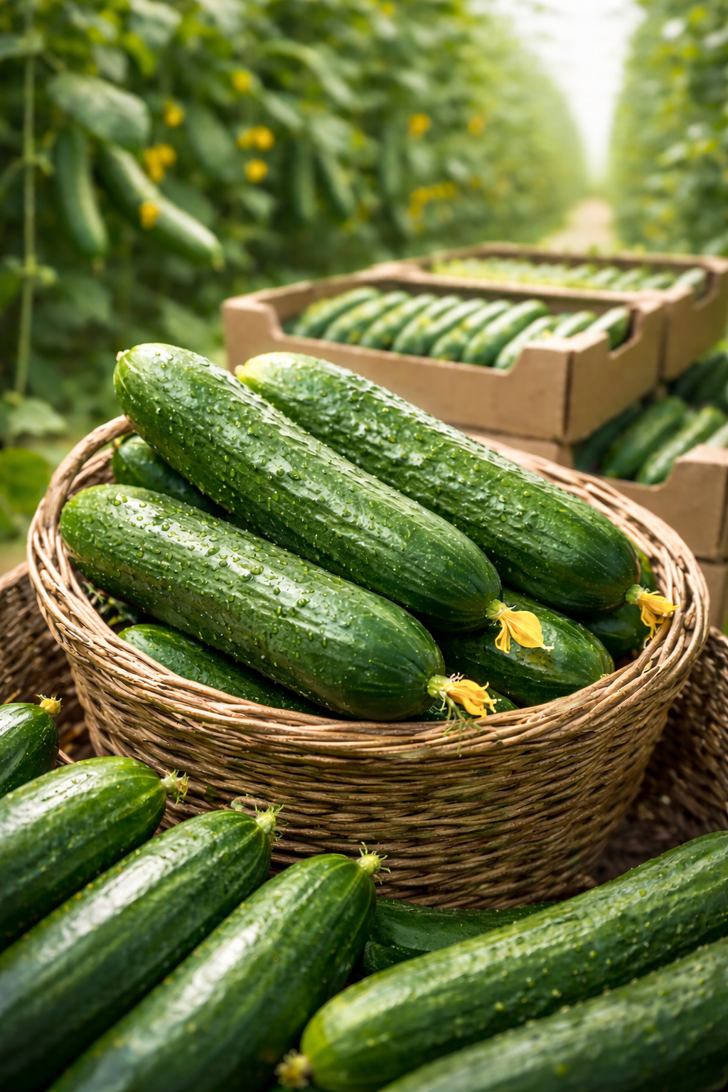 Pepino de exportación